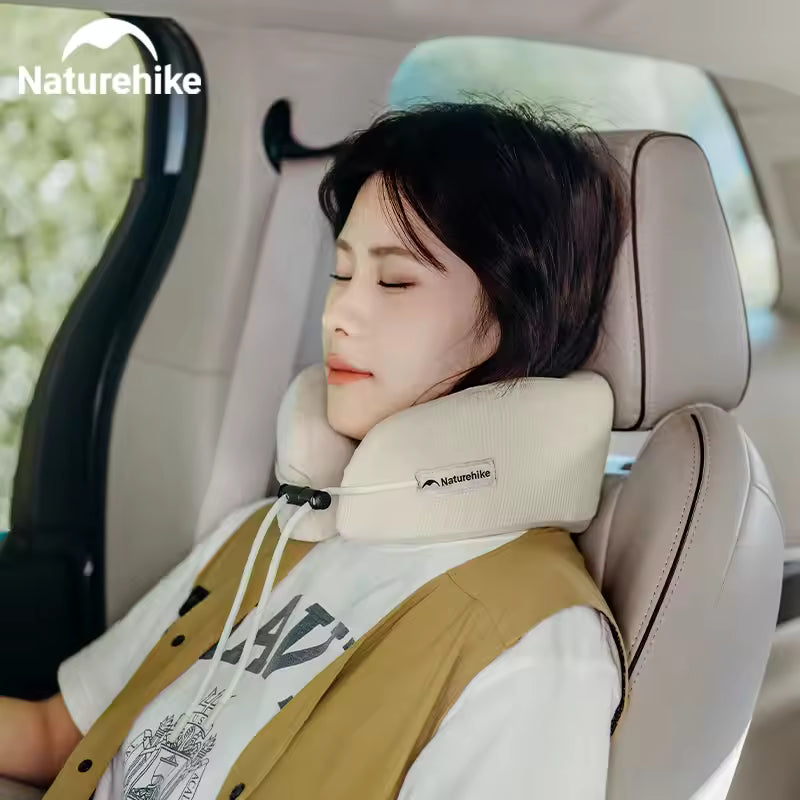 Naturehike Xinyue Memory Cotton Neck Pillow - Milky