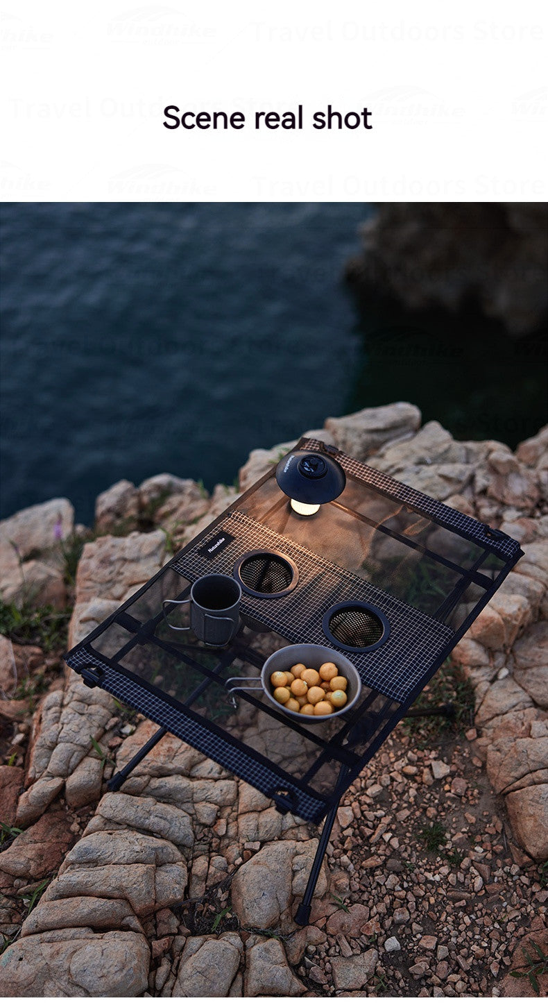 Naturehike FT07 Foldable Camping Table - Carbon Fibre (600g)