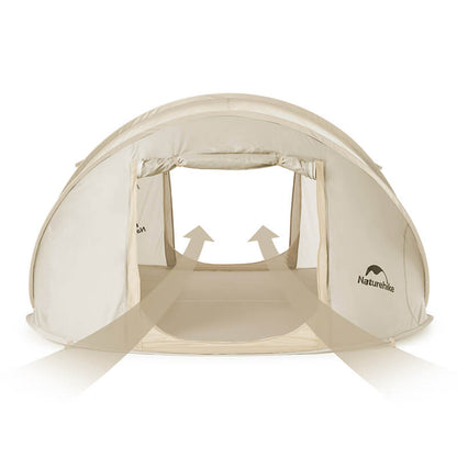Naturehike 3-4 Hand Pop Up Automatic Tent - Apricot