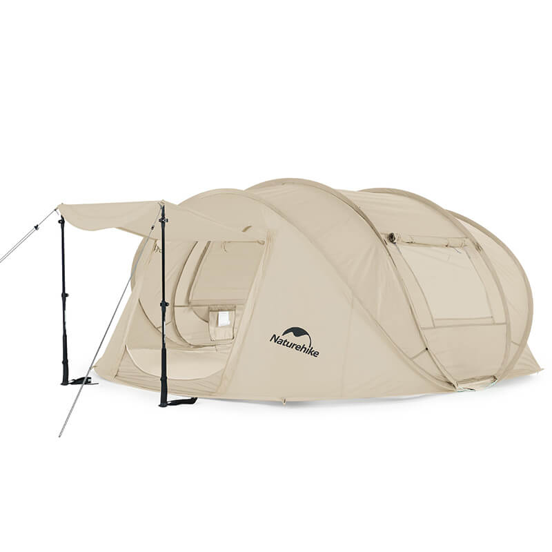 Naturehike 3-4 Hand Pop Up Automatic Tent - Apricot