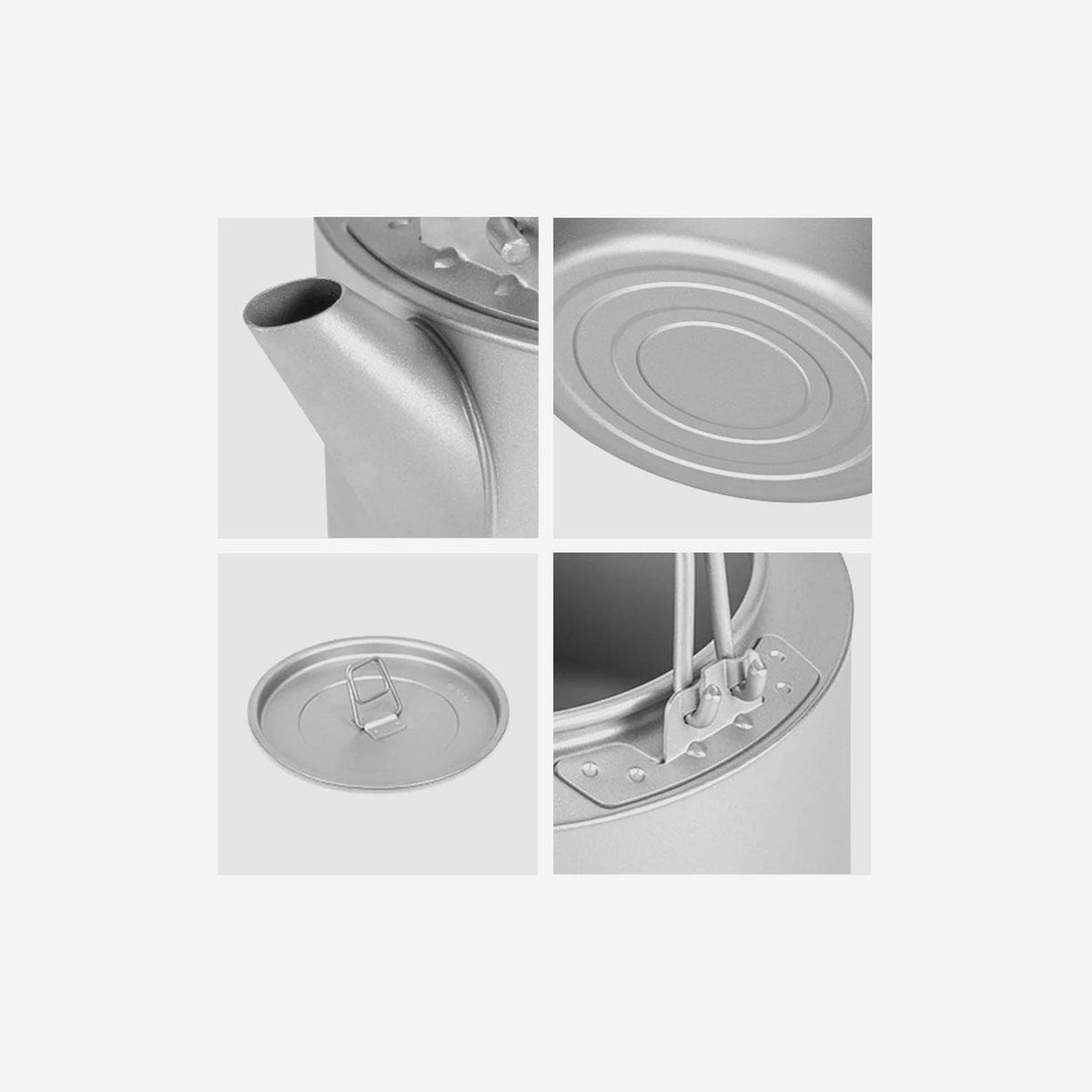 Naturehike Titanium teapot 1L - Silver