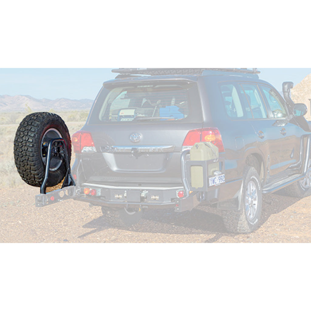 ARB | REAR BAR WITH JERRY CAN HOLDER LEFT SIDE AND SPARE TIRE CARRIER RIGHT SIDE | LC200