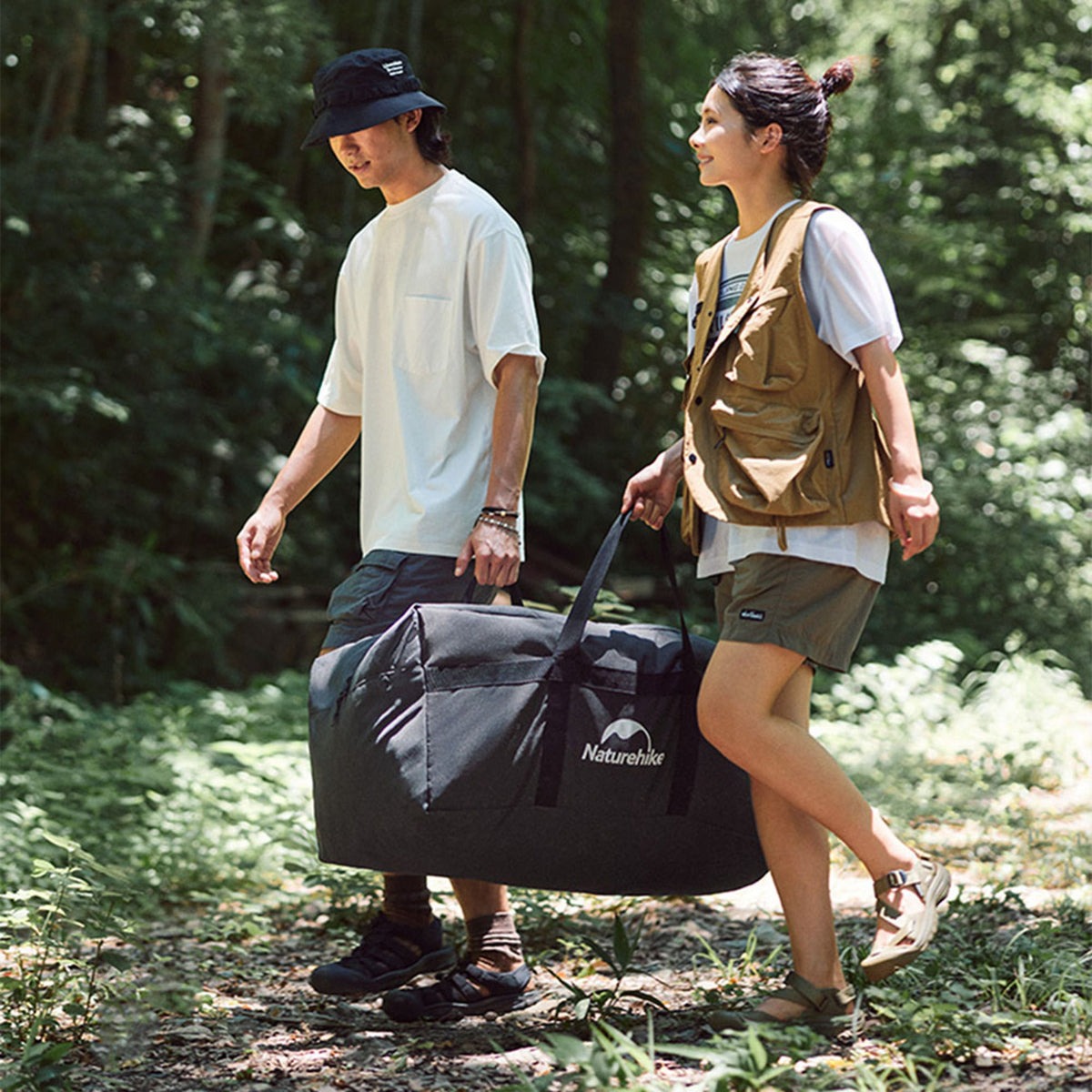 Naturehike Updated outdoor storage bag (100litre) - Dark Gray