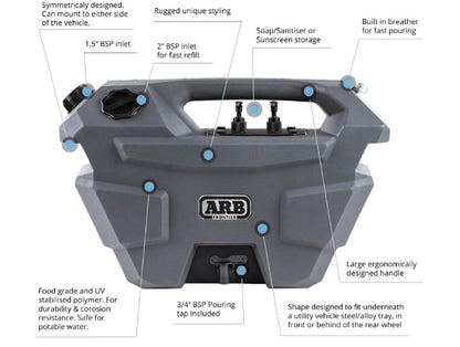 ARB | Frontier Tank Portable Water | 28L