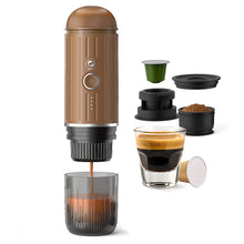 iCafilas 2-in-1 Portable Espresso Maker - Brown detail