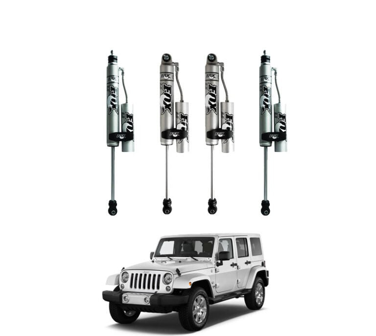FOX | 1.5-3.5″ FRONT & 1.5-3.5″ REAR 2.0 PERFORMANCE RESI SHOCKS KIT | JK 2DR/4DR 4WD 2007-2017