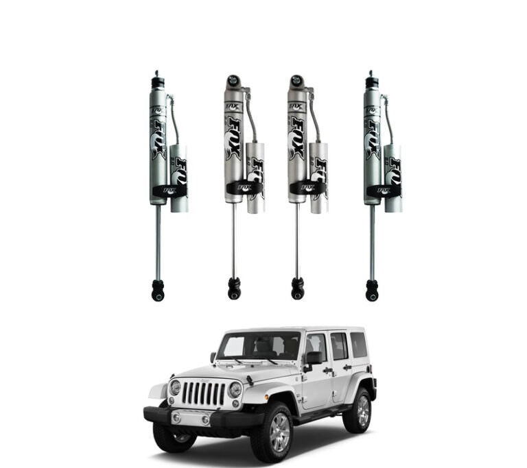 FOX | 1.5-3.5″ FRONT & 1.5-3.5″ REAR 2.0 PERFORMANCE RESI SHOCKS KIT | JK 2DR/4DR 4WD 2007-2017