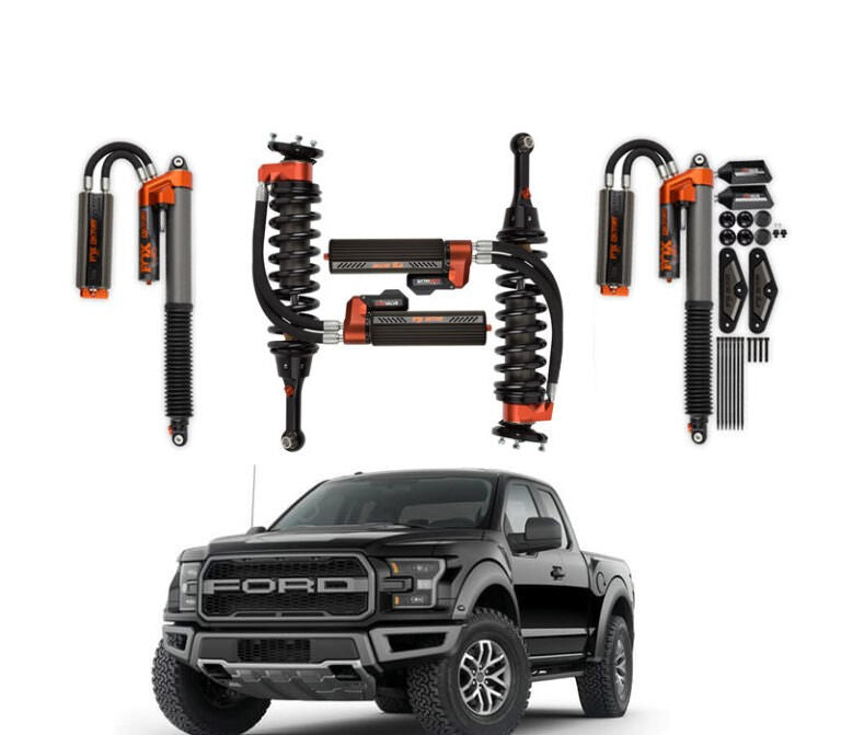 FOX | 0-2″ FRONT & 0-1″ REAR 3.0 FACTORY RESI ADJUSTABLE SHOCKS KIT | F150 RAPTOR 4WD 2019-2020