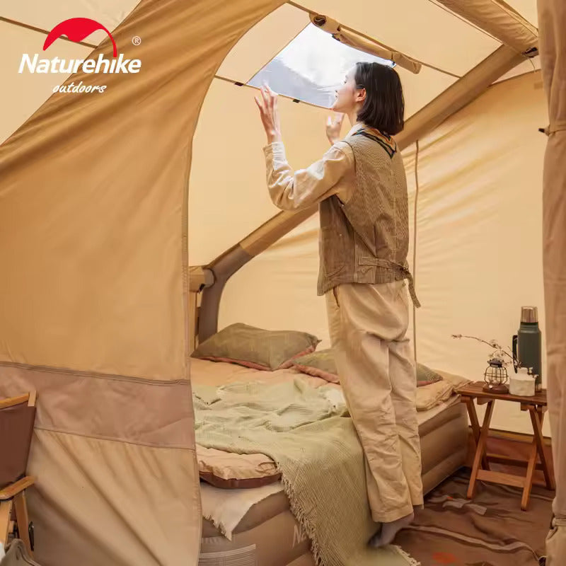 Naturehike Gen Air 12Y Inflatable Tent 410x270x200 - Quicksand Gold