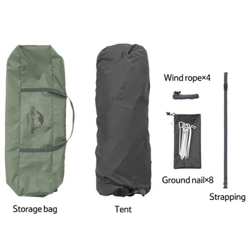 Naturehike Automatic Tent for 3-4 People 225x205x130 - Forest Green
