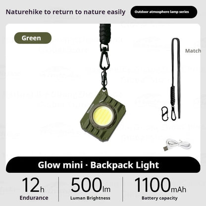 Naturehike Glow Mini Backpack Lamp 500 Lumens - Olive Green