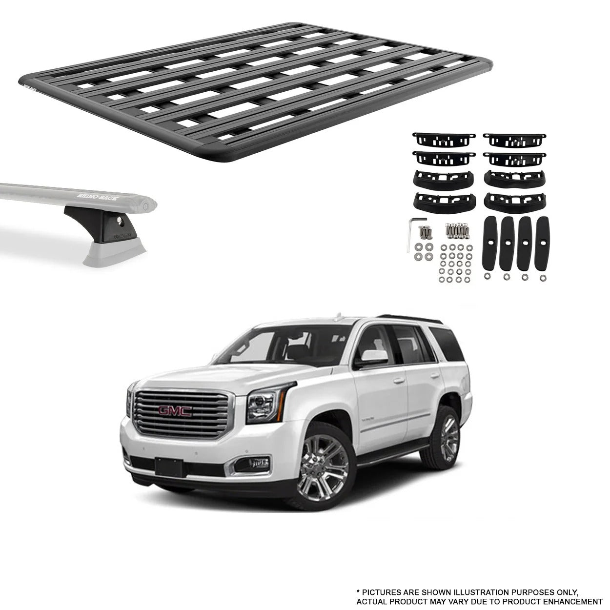 RHINO-RACK | PIONEER PLATFORM 6 | GM TAHOE/YUKON 2015-2020 | RCH LEG 1900MM/1500MMM X 1380MM