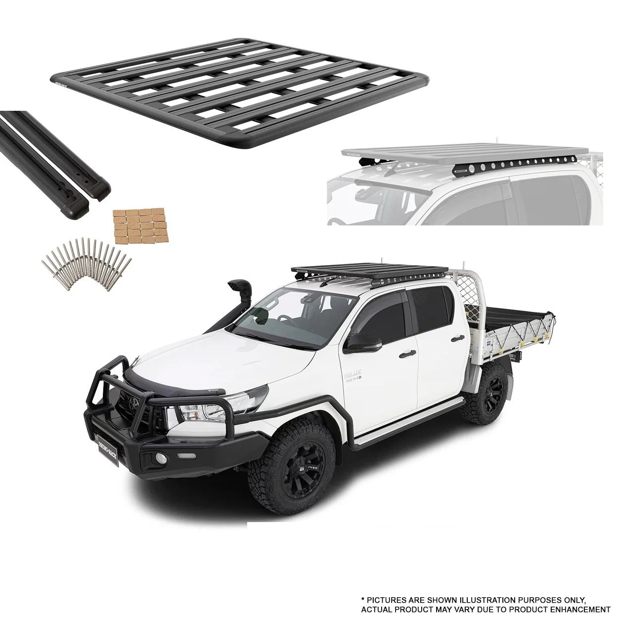 RHINO-RACK | PIONEER PLATFORM 6 | HILUX 2015-2025 | BB 1500MM X 1380MM/1240MM