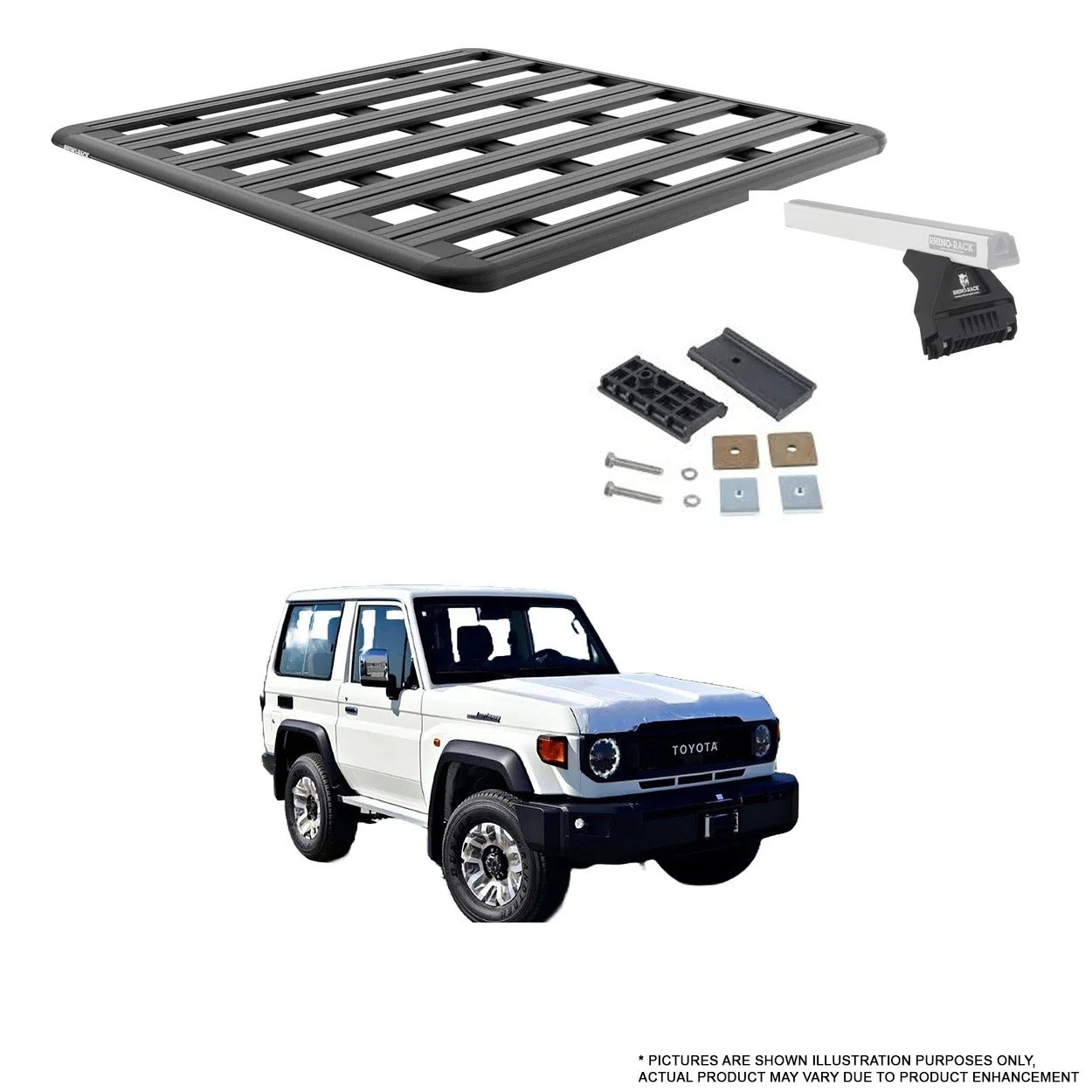 RHINO-RACK | PIONEER PLATFORM 6 | LC71 2007-2025 | RL 1500MM X 1430MM