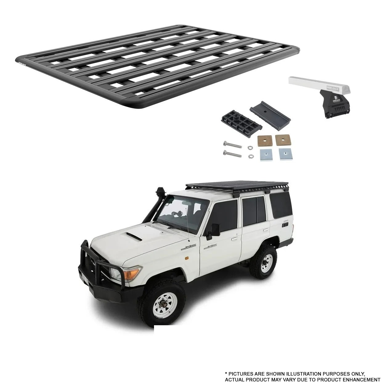 RHINO-RACK | PIONEER PLATFORM 6 | LC76 2007-2025 | RL 1900MM X 1380MM/2100MM X 1430MM