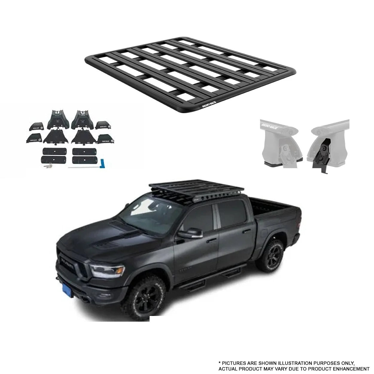 RHINO-RACK | PIONEER PLATFORM 6 | RAM 1500 DT 2019+ | L 1500MM X 1430MM