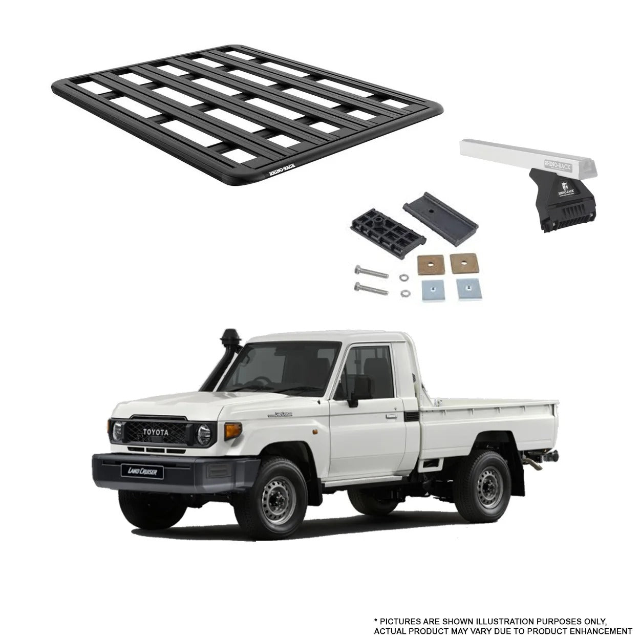 RHINO-RACK | PIONEER PLATFORM 6 | LC79 2DR 2007-2025 | RL 900MM X 1430MM