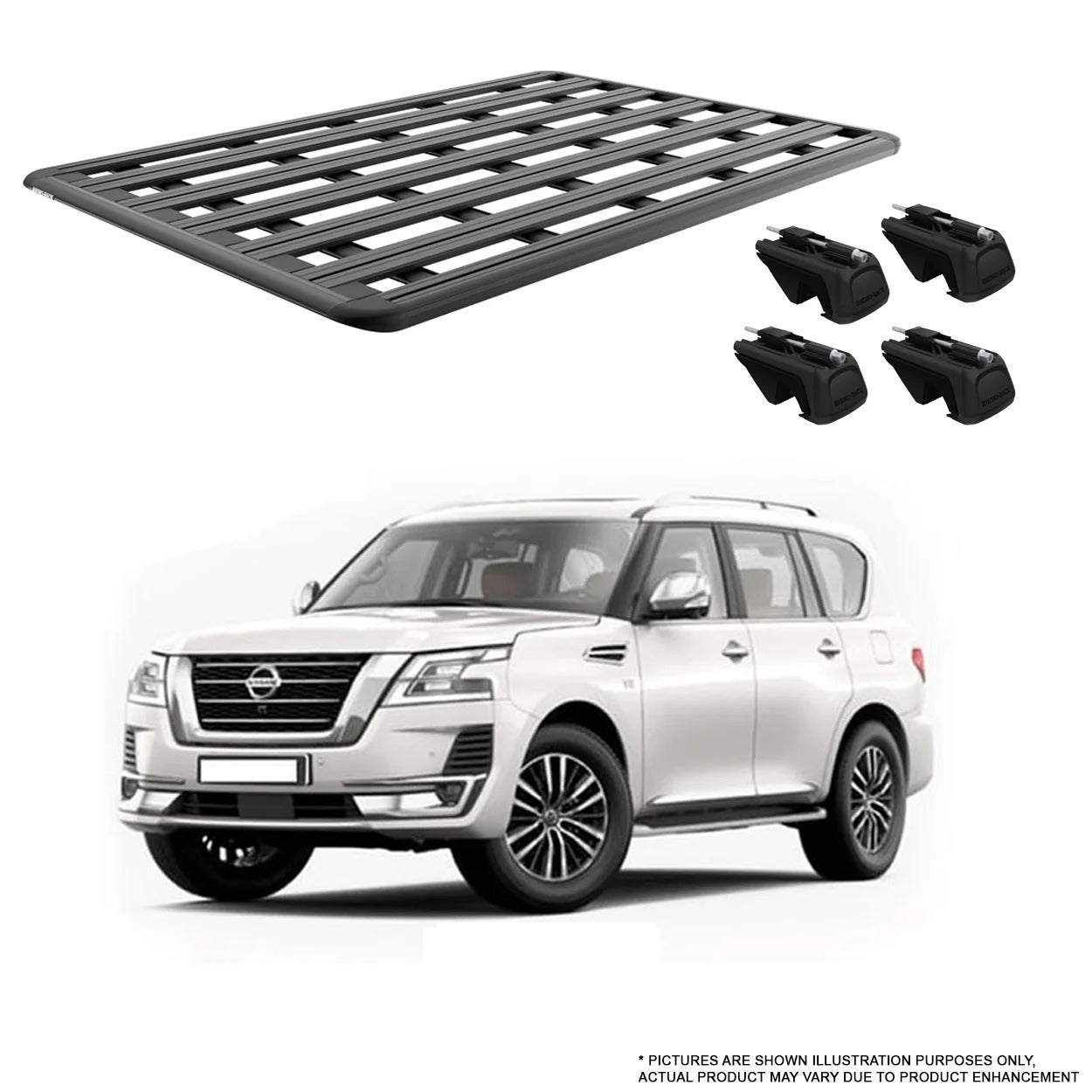 RHINO-RACK | PIONEER PLATFORM 6 | PATROL Y62 2010-2024 | RX 1900MM X 1380MM