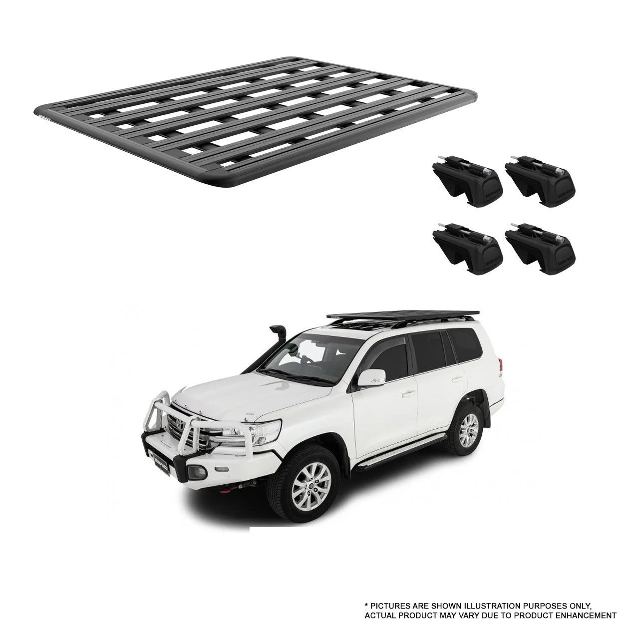 RHINO-RACK | PIONEER PLATFORM 6 | LC200 2008-2021 | RX 1500MM/1900MM X 1380MM