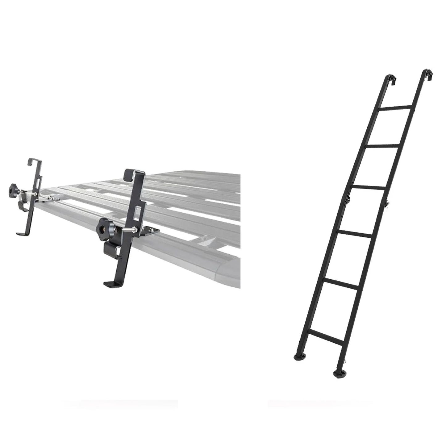 RHINO-RACK | ALUMINIUM FOLDING LADDER WITH BRACKET