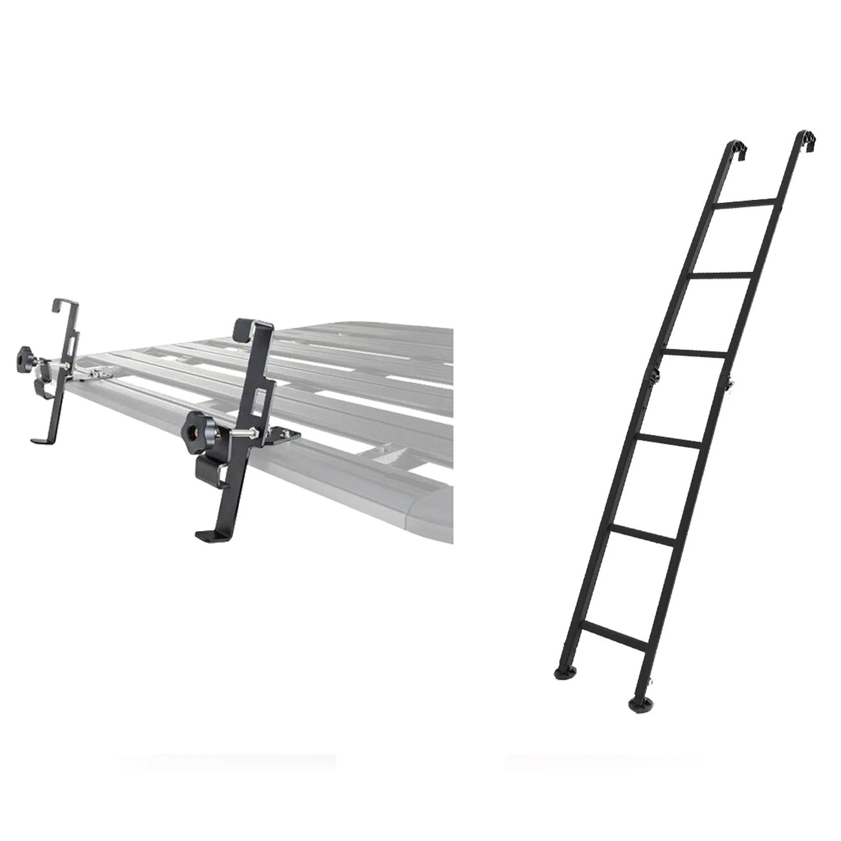 RHINO-RACK | ALUMINIUM FOLDING LADDER WITH BRACKET