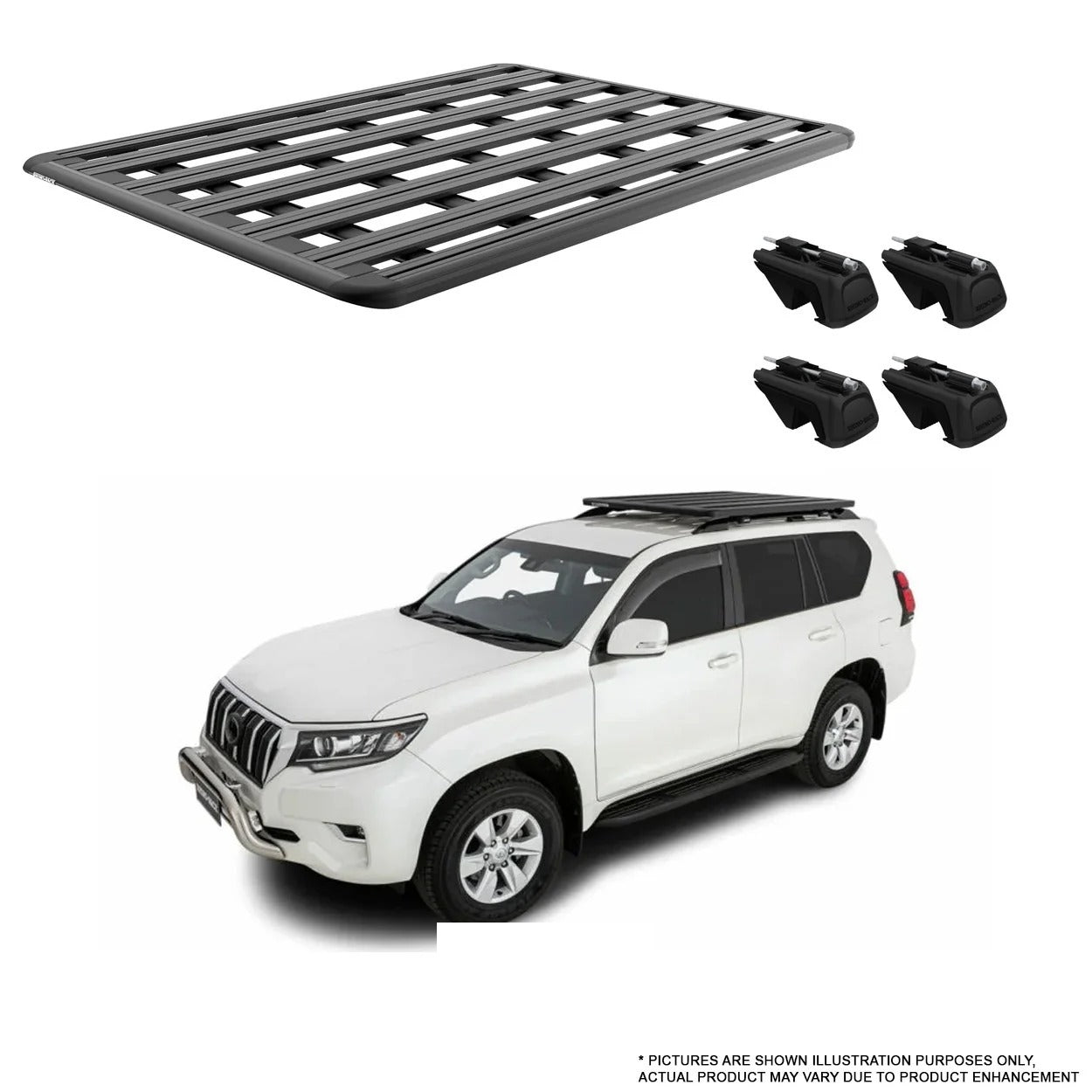 RHINO-RACK | PIONEER PLATFORM 6 | PRADO 150 (LWB) 2010-2023 | RX 1900MM X 1380MM
