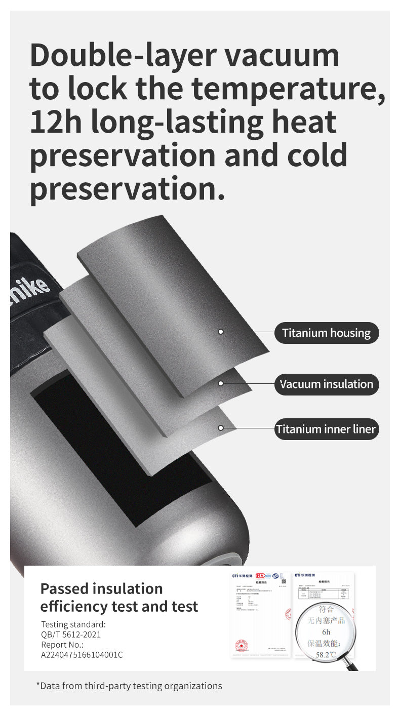 Naturehike Chasing Wind Titanium Sports Bottle - Space Ash