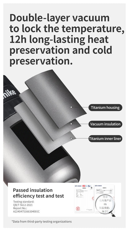 Naturehike Chasing Wind Titanium Sports Bottle - Space Ash