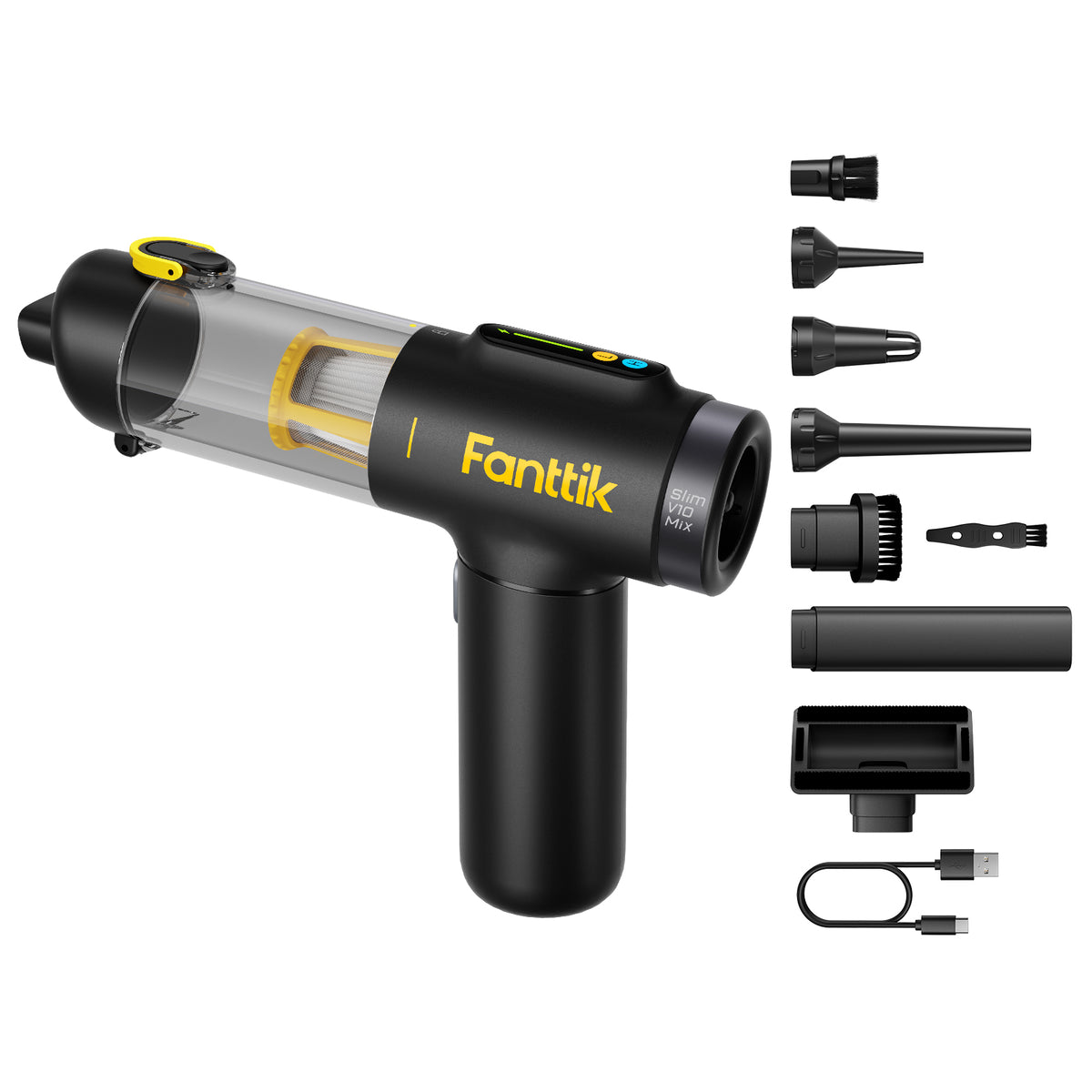 Fanttik Slim V10 Mix Car Vacuum RobustClean