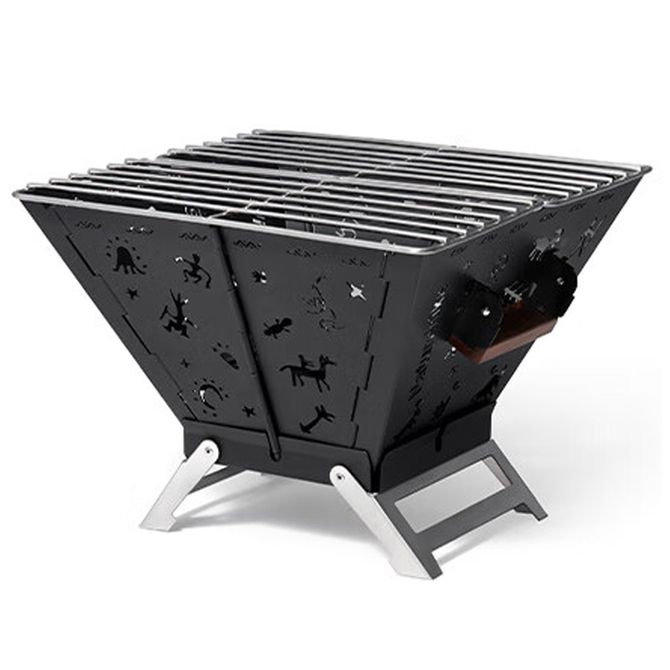Naturehike Folding Fire Rack 30x30x23 - Black