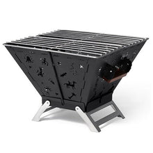 Naturehike Folding Fire Rack 30x30x23 - Black