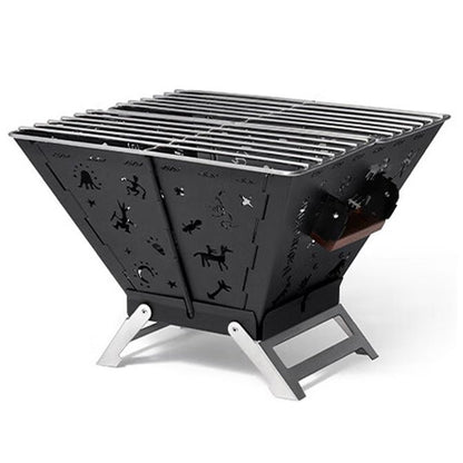 Naturehike Folding Fire Rack 30x30x23 - Black