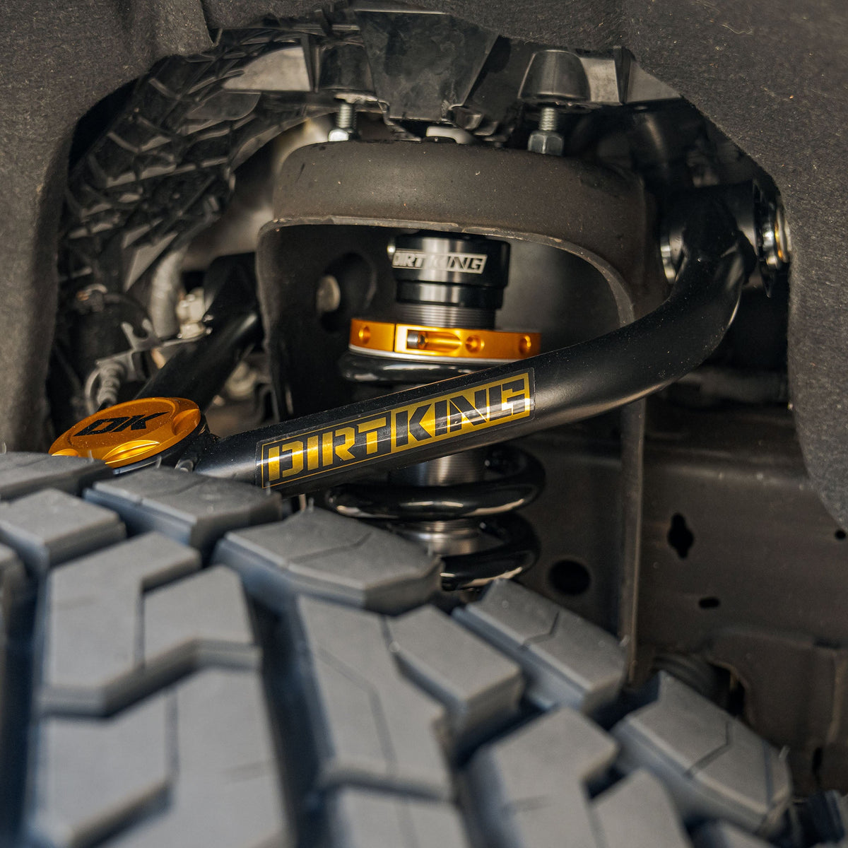 Dirt King 4130 Upper Control Arms - installed