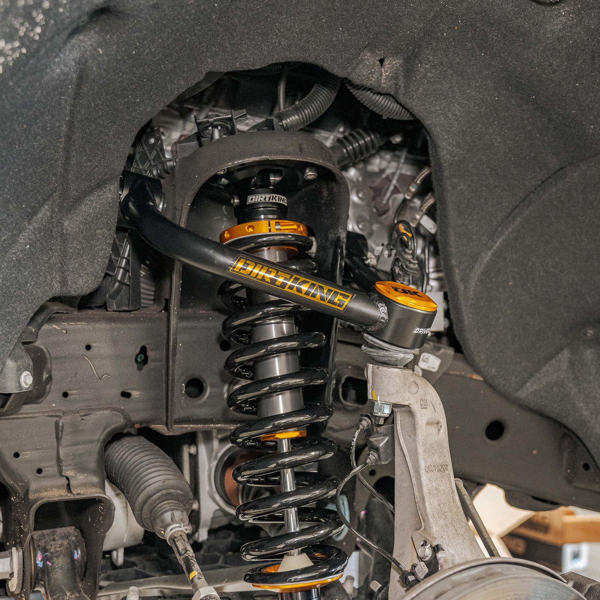 Dirt King 4130 Upper Control Arms - installed