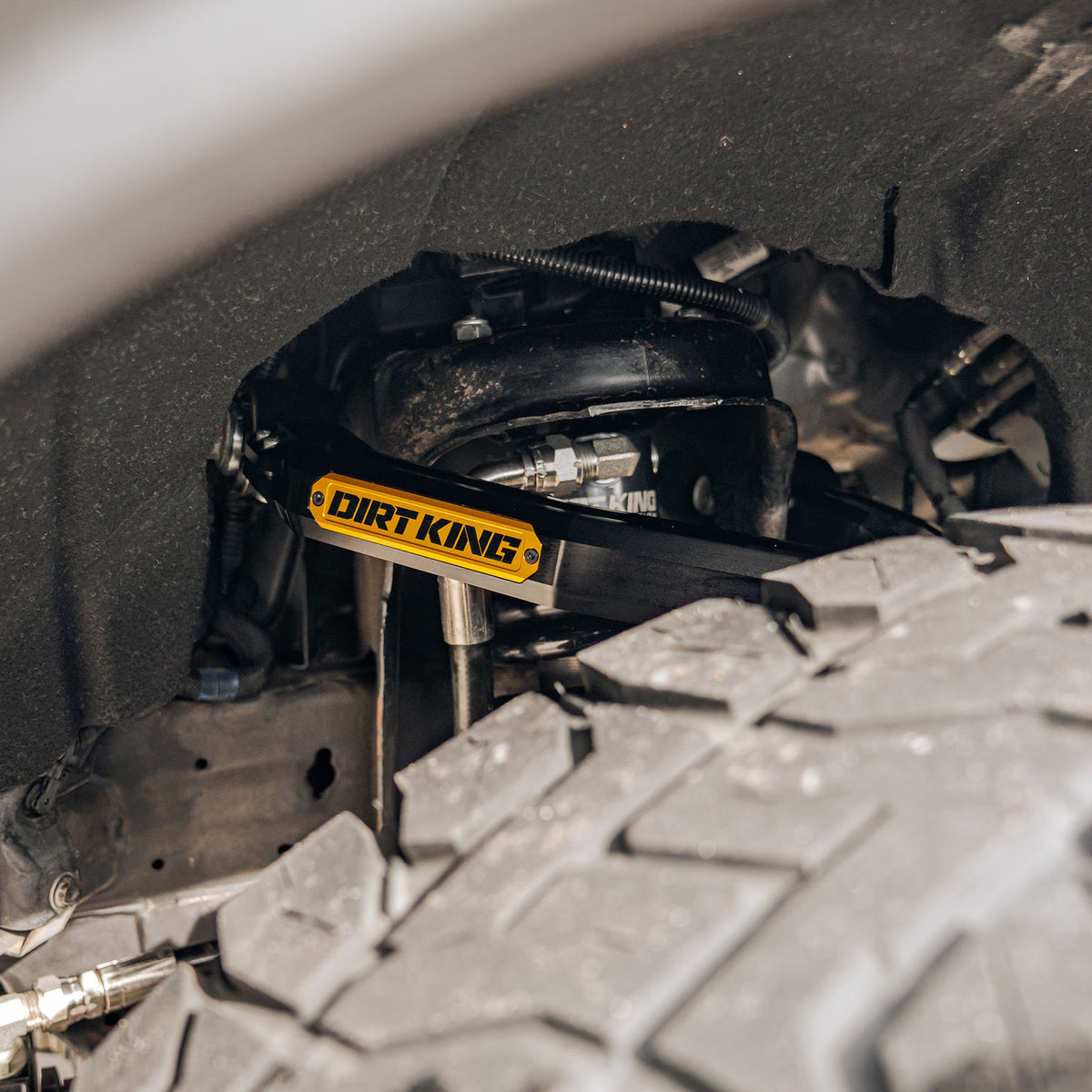 Dirt King Billet Upper Control Arms - installed
