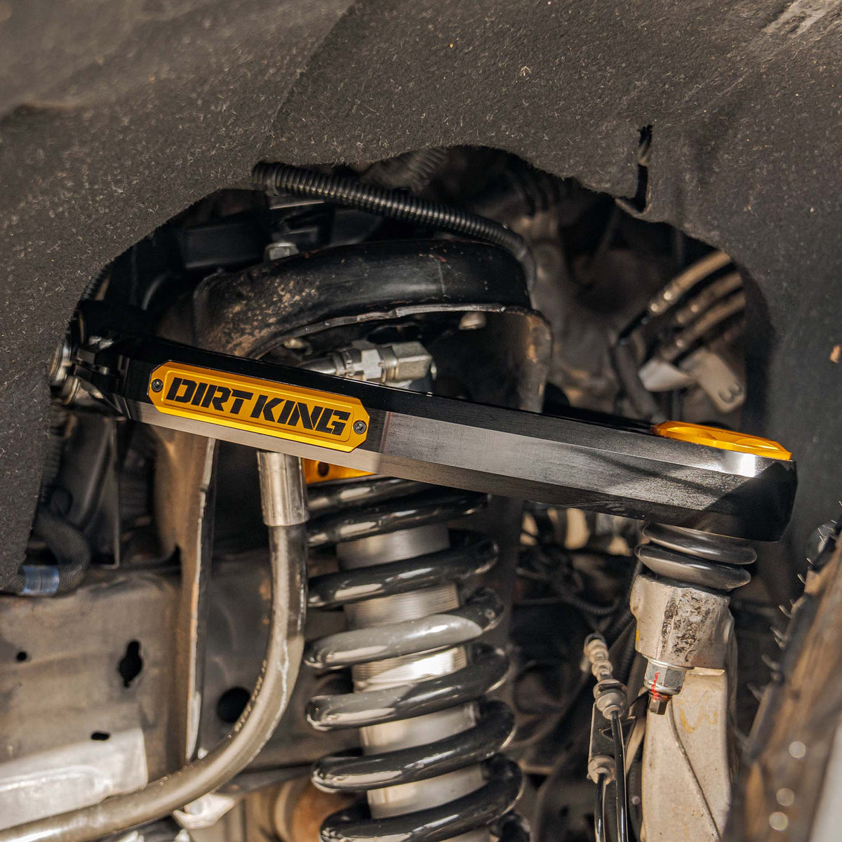 Dirt King Billet Upper Control Arms - installed