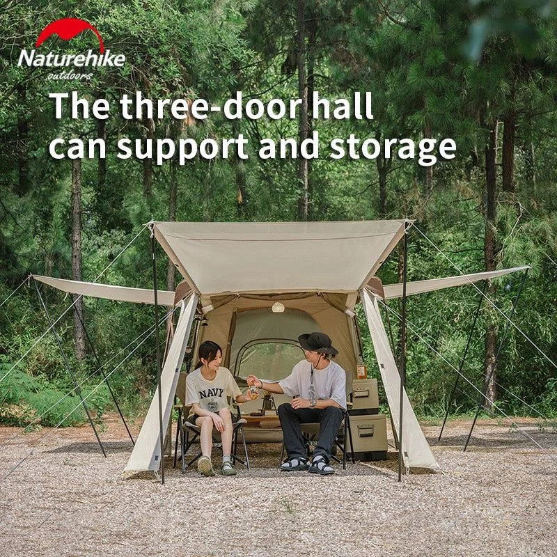 Naturehike Cloud Vessel Fast Tunnel Tent - Khaki