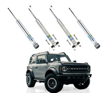 BILSTEIN | 0.7-2.5″ FRONT & 0-2.0″ REAR 5100 SHOCKS KIT | BRONCO 2DR 4WD 2021+