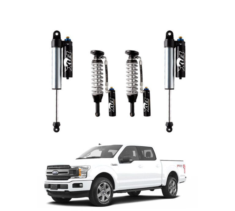 FOX | 0-2″ FRONT & 0-1.5″ REAR 2.5 FACTORY RESI ADJUSTABLE SHOCKS KIT | F150 4WD 2014-2020