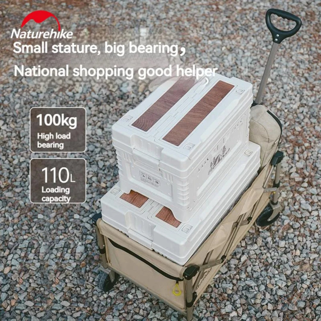 Naturehike Lightweight Folding Trolley 100L - Linen Brown
