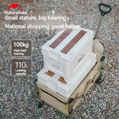 Naturehike Lightweight Folding Trolley 100L - Linen Brown