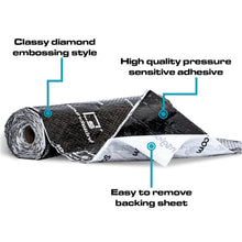SOUNDSKINS GLOBAL | CLASSIC BULK 2 LAYERED 0.08″ THICK SHEET BUTYL & FOIL | BLACK
