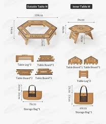 Naturehike multi-layer board hexagon table (Medium) - Inner Table