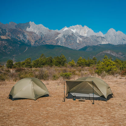 Naturehike Mongar UL Backpacking Tent 215x190x110 - Moon Rock Sand