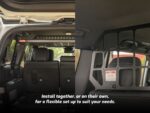 Light Cargo Barrier, Standalone Shelf to suit the Toyota Prado 250 / Lexus GX 550 ( Large Side Panels )