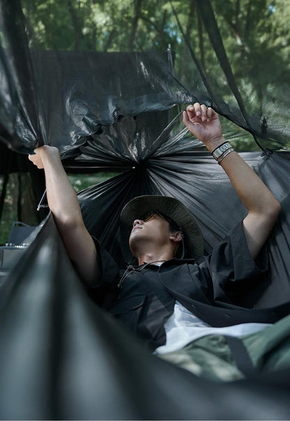 Naturehike DC-C06-Flyingboat 02 3-in-1 Anti-mosquito Hammock - Black
