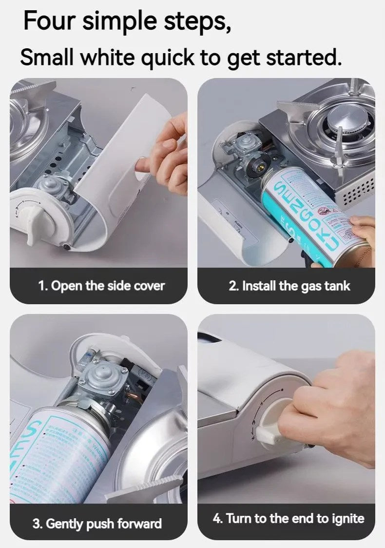 Naturehike Mini Cassette Stove - Salt White
