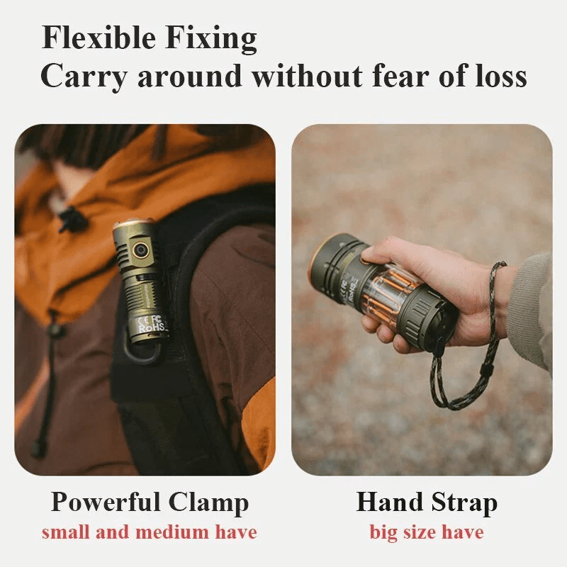 Naturehike Outdoor Glare Flashlight - Green (L)