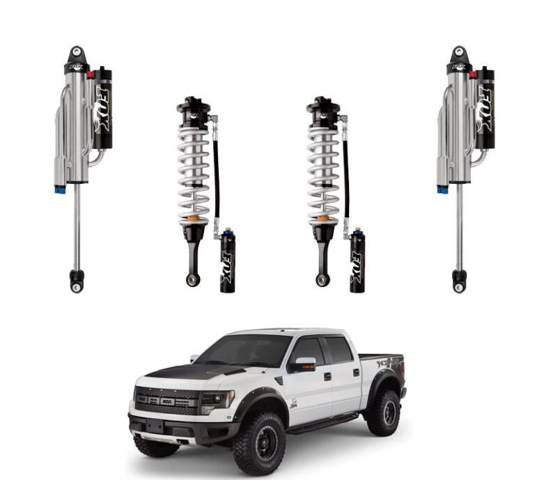 FOX | 0-2″ FRONT & 0-1″ REAR 3.0 FACTORY RESI ADJUSTABLE SHOCKS KIT | F150 RAPTOR 4WD 2010-2014