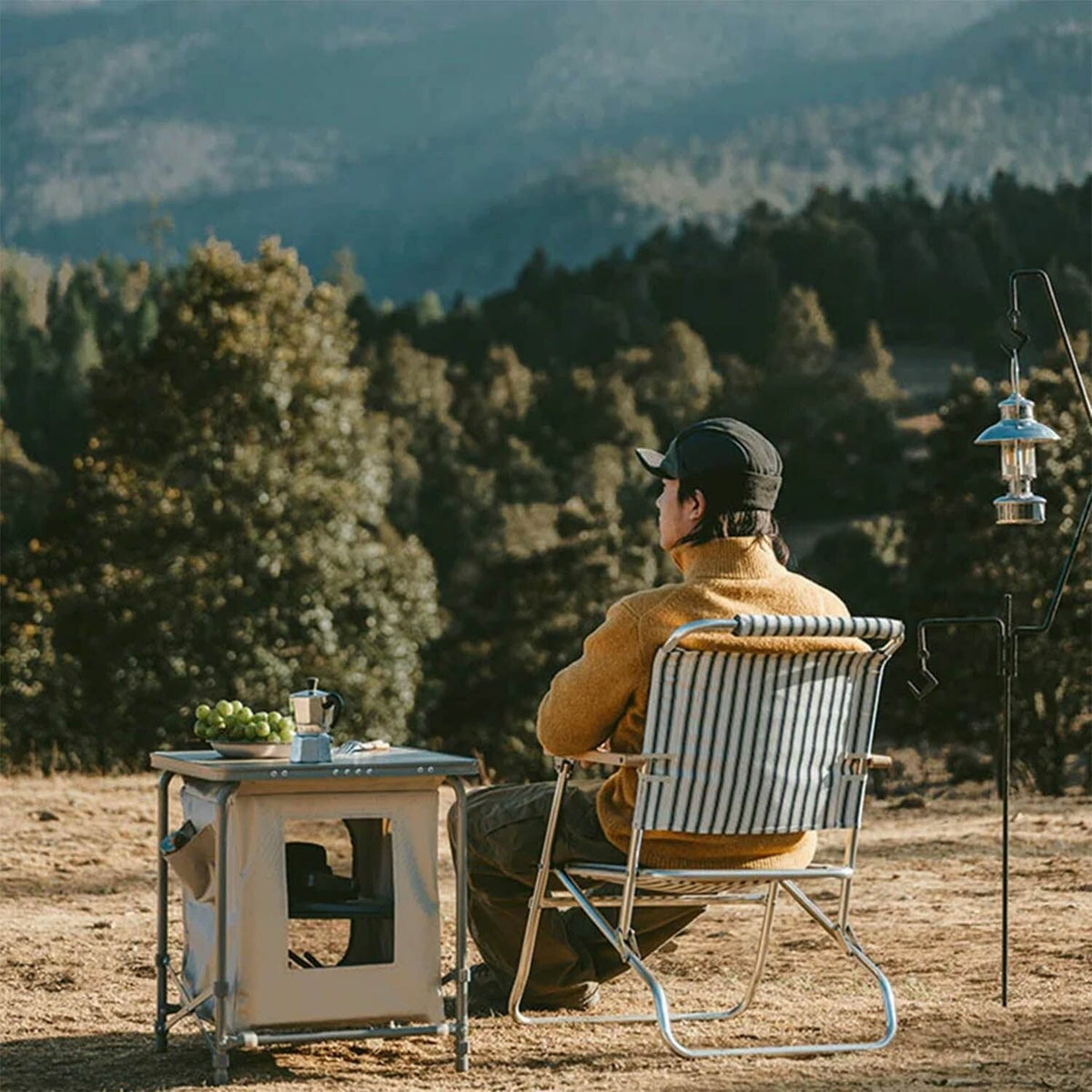 Naturehike Mini Outdoor Folding Shelf - Oat